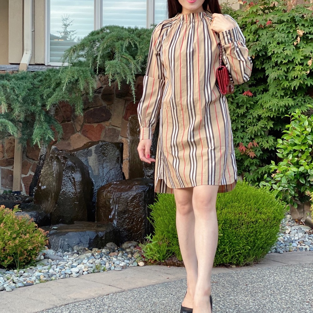 Burberry striped cotton dress - Picture 6 of 9